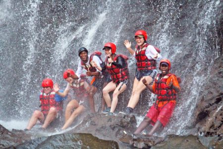 Bundu Rafting Falls Swim 1